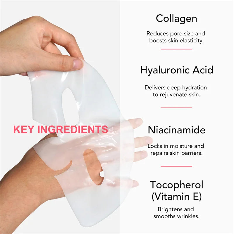 Firming Fine Lines Bio-Collagen Face Mask Patch Anti-Aging Lifting Sagging Facial Skin Deep Nourishment Korea Face Care Products