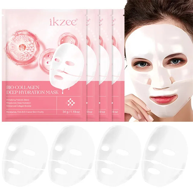 Firming Fine Lines Bio-Collagen Face Mask Patch Anti-Aging Lifting Sagging Facial Skin Deep Nourishment Korea Face Care Products