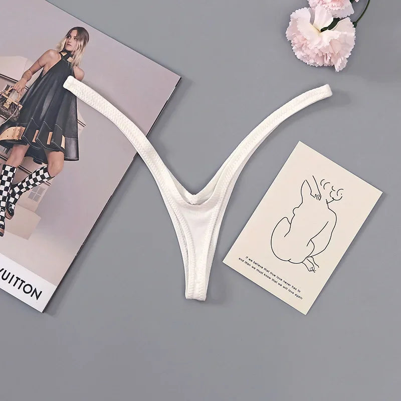 Women Sexy Low Waist Women Deep V Thong Breathable NewStyle  Secret Clothes Brazilian Underwear Soft Thin Straps Women's Panties