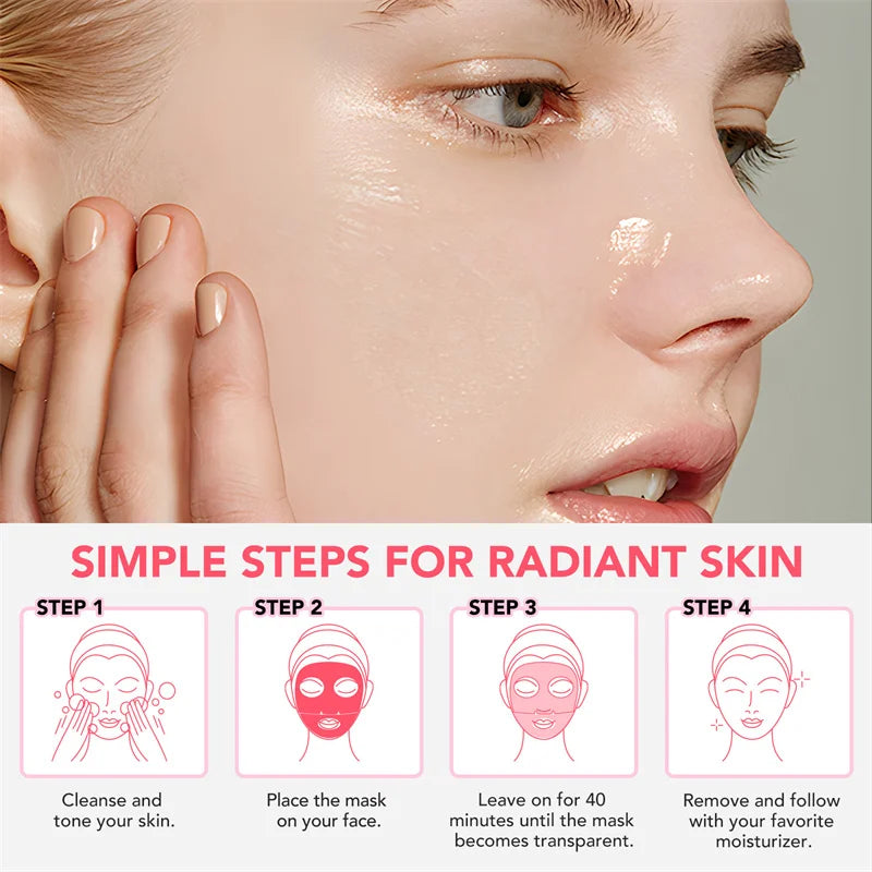 Firming Fine Lines Bio-Collagen Face Mask Patch Anti-Aging Lifting Sagging Facial Skin Deep Nourishment Korea Face Care Products