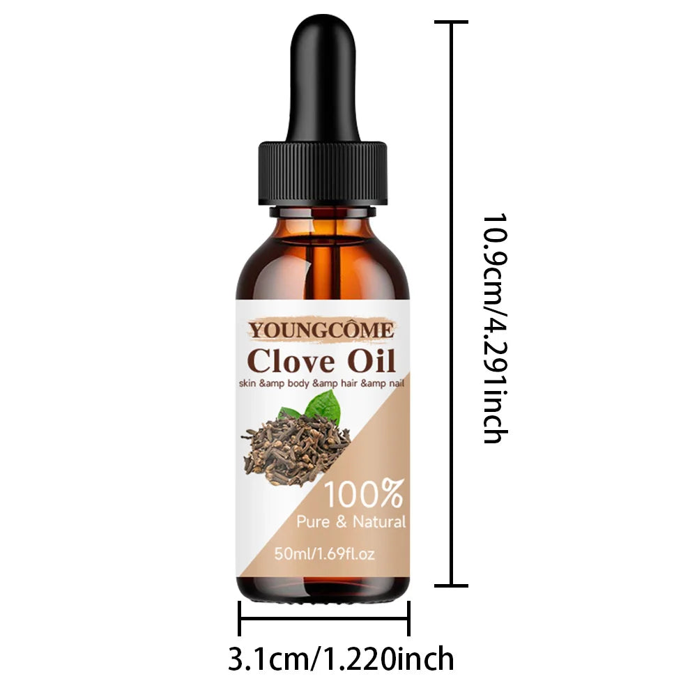 Clove essential oilimproves skin elasticity shine facial care Moisturizing Repair Anti-aging  helps keep skin hydrated