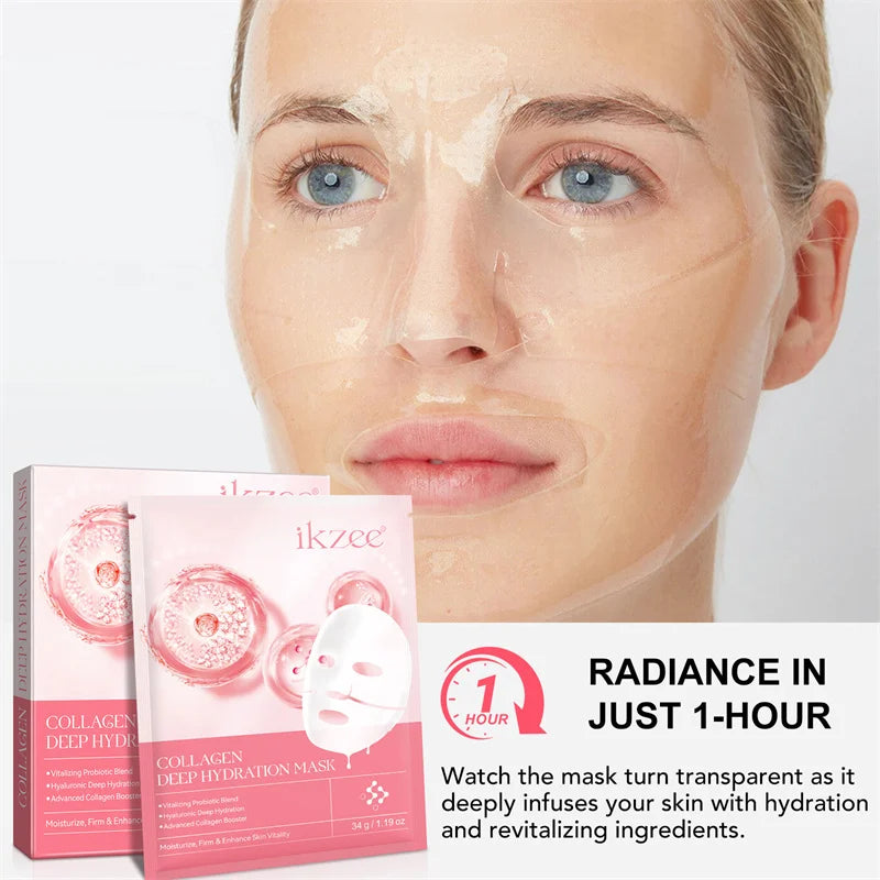 Firming Fine Lines Bio-Collagen Face Mask Patch Anti-Aging Lifting Sagging Facial Skin Deep Nourishment Korea Face Care Products